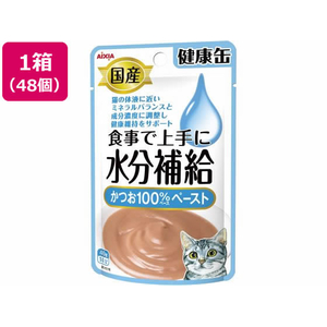 アイシア 国産 健康缶パウチ 水分補給かつおペースト 48個 FCJ482U-KZJ-7-イメージ1