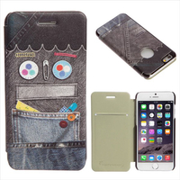 Happymori iPhone 6s/6用ケース Funky Robot Flip ブラック HM4156I6
