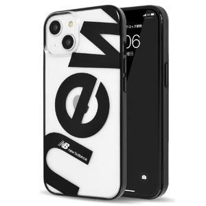 エム・ディー・シー iPhone 14用クリアケース new balance new ブラック MD-75243-1-イメージ1