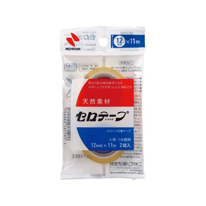 ニチバン セロテープ 小巻 12mm×11m 2巻パック F378451-CT-12S2PN-イメージ1