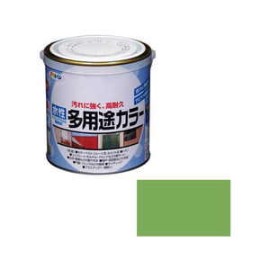 アサヒペン 水性多用途カラー 0.7L 若草色 FC728PM-イメージ1