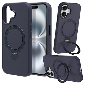 ラスタバナナ iPhone16用 ZEROSAFE MELLOW 磁力充電対応 ネイビー 9401IP461ZSMNV-イメージ1