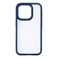 サンクレスト iPhone 15 Pro用衝撃吸収ケース IJOY AIR NEWT ネイビー I37RIJA03