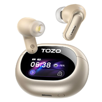 TOZO ノイズキャンセリング完全ワイヤレスイヤホン AeroSound6 Pro シャンパン TZ-T11127CP