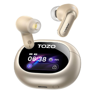 TOZO ノイズキャンセリング完全ワイヤレスイヤホン AeroSound6 Pro シャンパン TZ-T11127CP-イメージ1