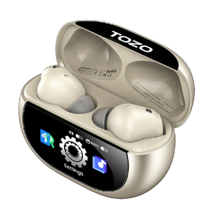 TOZO ノイズキャンセリング完全ワイヤレスイヤホン AeroSound6 Pro シャンパン TZ-T11127CP-イメージ3