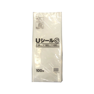 システムポリマー Uシールポリ袋 S 100枚×5袋 FC41505-U-3-イメージ1