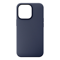 PGA iPhone 13 Pro用抗菌スリムシリコンケース ネイビー PG-21NSC04NV
