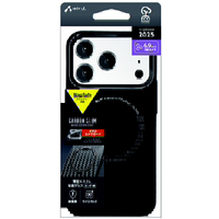エアージェイ iPhone17 Pro Max用 MAGSAFE対応カーボン調ケース ブラック AC-P25PX-CBM