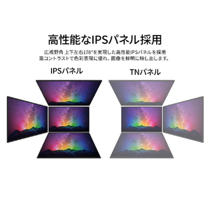 JAPANNEXT 16型WQXGA対応モバイルディスプレイ ブラック JN-MD-IPS16WQXGAR-イメージ4