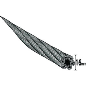 トラスコ中山 Wスリング Aタイプ 16mm×1.0m FC488GS-1770250-イメージ4