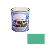 アサヒペン 水性多用途カラー 1．6L コバルトグリーン AP9016737