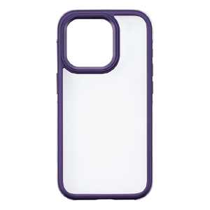 サンクレスト iPhone 15 Pro用衝撃吸収ケース IJOY AIR NEWT パープル I37RIJA04-イメージ1