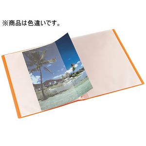 キングジム クリアーファイル サイドイン ヒクタス(透明)A4 40ポケット 赤 F025248-7187TWｱｶ-イメージ4