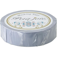 ニチバン Petit joie マスキングテープ ダスティブルー 15mm×18m FCF581T-PJMT-15S078