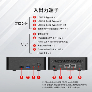 MSI Cubi NUC AI+ 3MG-033JP CUBI-NUC-AI+3MG-033JP-イメージ10