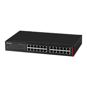 バッファロー 法人向け レイヤー2 Giga スマートLiteスイッチ ブラック BS-GSL2124-イメージ1