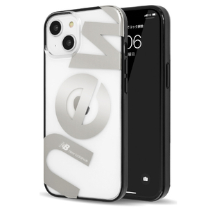 エム・ディー・シー iPhone 14用クリアケース new balance new シルバー MD-75243-2-イメージ1