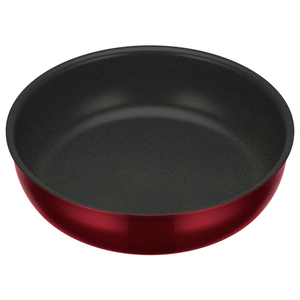サーモス デュラブルシリーズ 取っ手のとれるフライパンKVD(22cm) ディープレッド KVD-022-DR-イメージ2