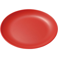 エンテック 丸プレート 250 赤 FC72698-SP-29R