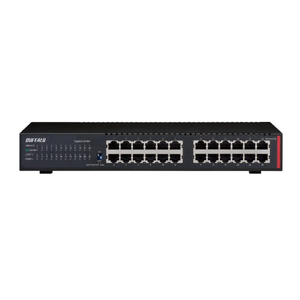 バッファロー 法人向け レイヤー2 Giga アンマネージスイッチ ブラック BS-GU2224-イメージ2