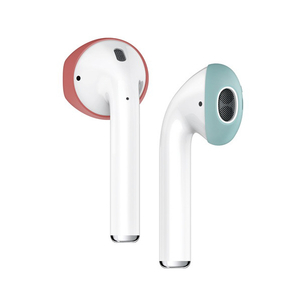 elago AirPods用イヤーパッド elago イタリアンローズ/コーラルブルー EL_APDCSSCSF_IB-イメージ1