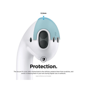 elago AirPods用イヤーパッド elago イタリアンローズ/コーラルブルー EL_APDCSSCSF_IB-イメージ3