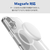 エレコム iPhone17用ハイブリッドケース MAGKEEP ホワイト PM-A25AMAG02WH-イメージ4
