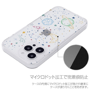 Dparks iPhone 14 Pro用ソフトクリアケース COSMOS DS24159I14P-イメージ10