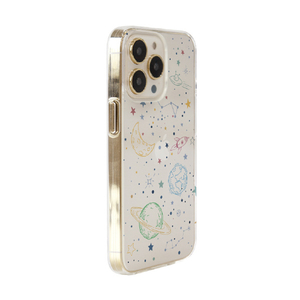 Dparks iPhone 14 Pro用ソフトクリアケース COSMOS DS24159I14P-イメージ3