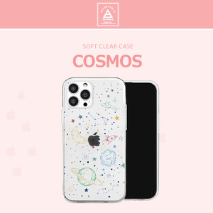 Dparks iPhone 14 Pro用ソフトクリアケース COSMOS DS24159I14P-イメージ5