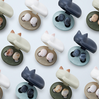 ラディウス HP-C28BTK 猫のかたちの完全ワイヤレスイヤフォン