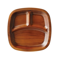 江部松商事 EBM/耐熱フィットビュッフェプレート チーク刷毛目 1201724 FC209LS-6224200