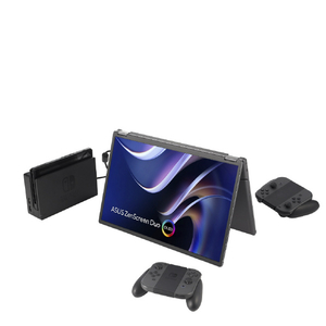 ASUS 14型液晶ディスプレイ ZenScreen Duo OLED シルバー MQ149CD-イメージ12