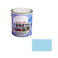 アサヒペン 水性多用途カラー 1．6L 水色 AP9016738