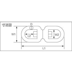 トラスコ中山 ステンレス スイベル 線径6mm FC370EY-4099818-イメージ3