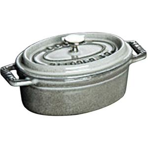 STAUB ストウブ ピコ・ココット オーバル 11cm グレー 40500-116 FC382LT-6724000-イメージ1