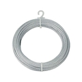 トラスコ中山 メッキ付ワイヤロープ Φ4mm×30m 430140 FC214EG-2134641