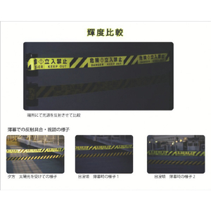 Ｒｅｅｌｅｘ 反射バリアリール　マグネットタイプ　危険・立入禁止 BRSR-6035Y-イメージ3