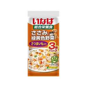 いなば ささみと緑黄色野菜 さつまいも入り 60g×3P FCU3044-イメージ1