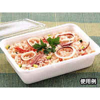 シーピー化成 どんぶり容器 BF-74 ホワイト本体 50枚 FCG356V-00312876