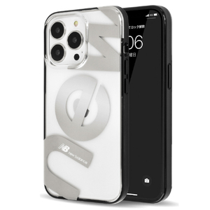 エム・ディー・シー iPhone 14 Pro用クリアケース new balance new シルバー MD-75244-2-イメージ1