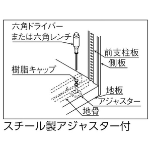 トラスコ中山 CF型バンラックケース用棚板 FC242GY-5079527-イメージ3