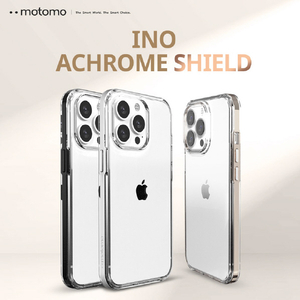 motomo iPhone 13 Pro Max用INO Achrome Shield Case Chrome Gold MT22160I13PMGD-イメージ2