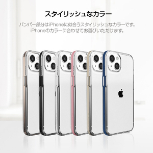 motomo iPhone 13 Pro Max用INO Achrome Shield Case Chrome Gold MT22160I13PMGD-イメージ4
