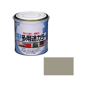 アサヒペン 水性多用途カラー 0.7L ライトグレー FC731PM-イメージ1