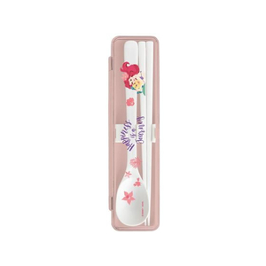 アスベル 箸 スプーンセット リトルマーメイド 18.5cm C LM24 FCF324N-A3536-イメージ1