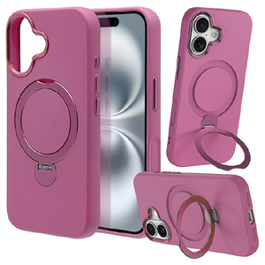ラスタバナナ iPhone16用 ZEROSAFE MELLOW 磁力充電対応 ピンク 9404IP461ZSMPK-イメージ1