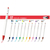 ゼブラ ノック式水性カラーペン クリッカート 12色セット ST F047072-WYSS22-12CST-イメージ3