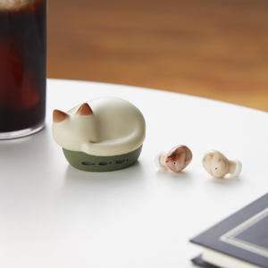 ラディウス 猫のかたちの完全ワイヤレスイヤホン NEKO true wireless earphones ミックス HP-C28BTN-イメージ5